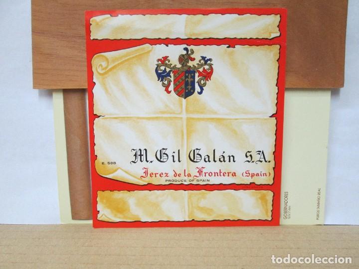 Etiquetas antigas: ANTIGUA ETIQUETA, M.GIL GALAN