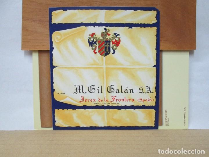 &Eacute;tiquettes anciennes: ANTIGUA ETIQUETA, M.GIL GALAN