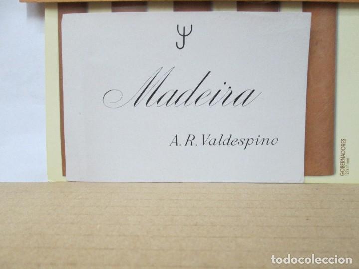 Etiquetas antigas: ANTIGUA ETIQUETA, MADEIRA A.R. VALDESPINO