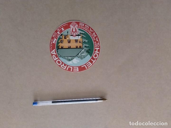 Etiquetas antiguas: etiqueta antigua de hotel de valle de aran-muy rara