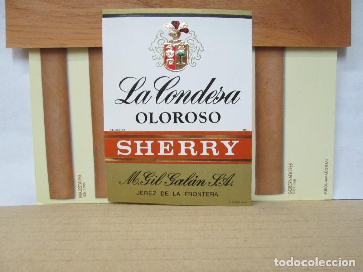 Old Labels: ANTIGUA ETIQUETA, LA CONDESA OLOROSO SHERRY