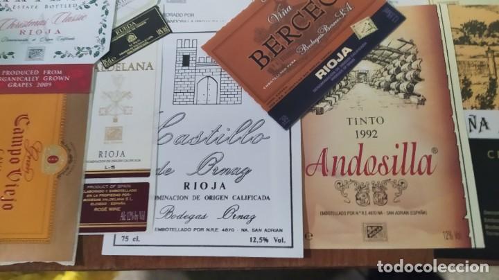 Etiquetas antiguas: 32 Etiquetas diferentes D.O.Rioja - Foto 3