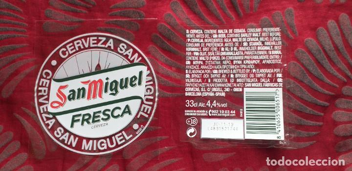 Etiquetas antiguas: CERVEZA-V9ET-XI-ETIQUETAS-SAN MIGUEL-33CL-FRESCA