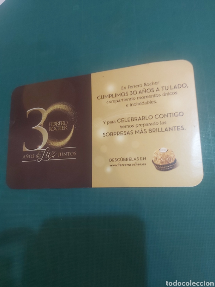 Etichette antiche: FOLLETO PUBLICIDAD FERRERO RICHER 30 UNIDADES 375 G E
