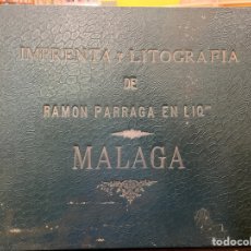 Etiquetas antiguas: CATALOGO ORIGINAL DE LA IMPRENTA Y LITOGRAFIA DE RAMON PARRAGA - MALAGA - CON MÁS DE 150 ETIQUETAS. Lote 340001768