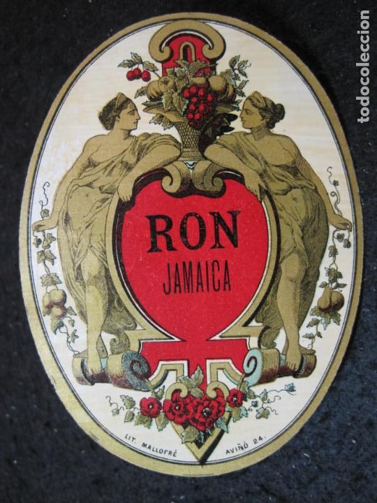 Old Labels: RON JAMAICA-ETIQUETA ANTIGUA-VER FOTOS-(93.536)