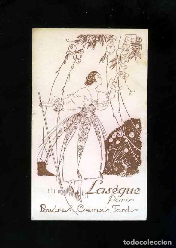 Etiquetas antigas: Tarjeta de perfume: LASEGUE PARIS