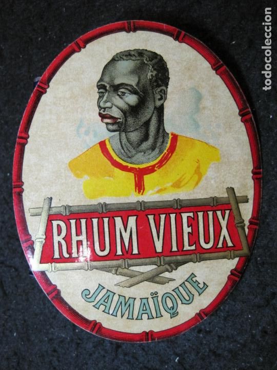 Old Labels: RHUM VIEUX JAMA&Iuml;QUE-ETIQUETA ANTIGUA-VER FOTOS-(95.092)