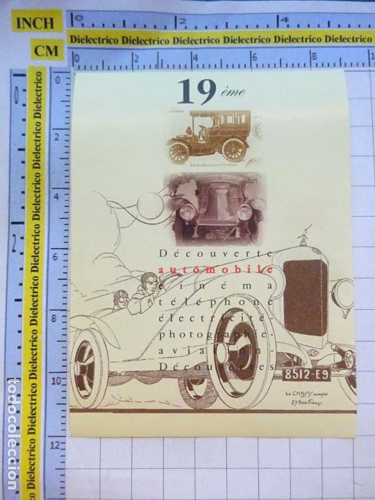 Etichette antiche: ETIQUETA DE BEBIDAS. VINO LICORES?. SIGLO XIX. AUTOM&Oacute;VILES PIONEROS. 462