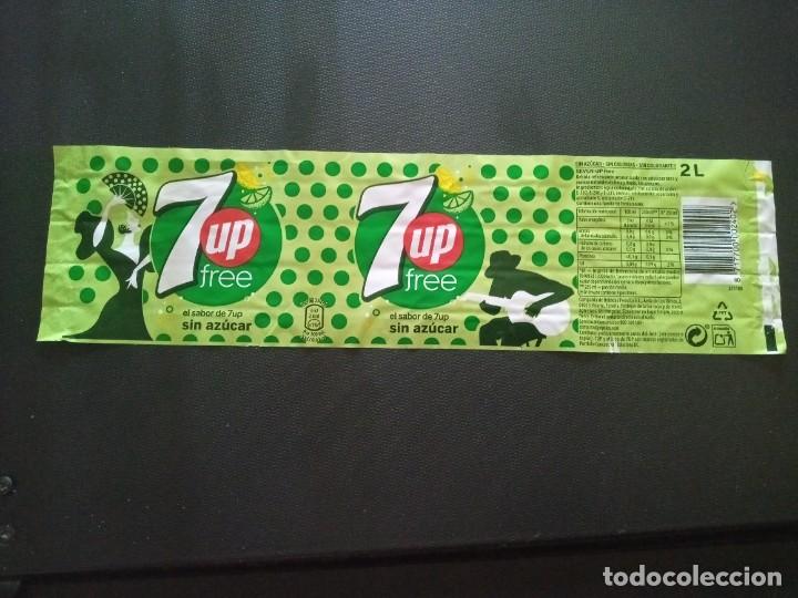 Etiquetas antiguas: Etiqueta Seven Up edici&oacute;n feria.