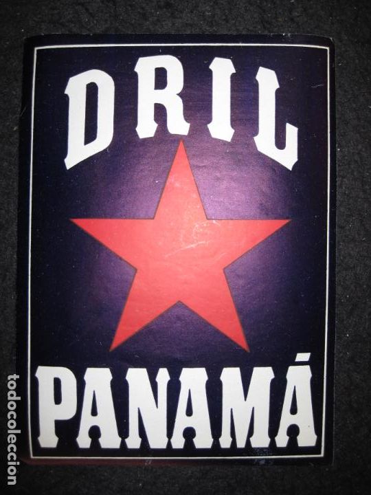 Etichette antiche: DRIL PANAMA-ETIQUETA ANTIGUA-VER FOTOS-(K-7162)