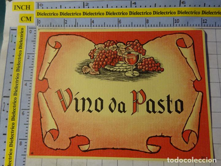 Old Labels: ETIQUETA DE BEBIDAS. VINO LICORES. VINO DA PASTO. 618