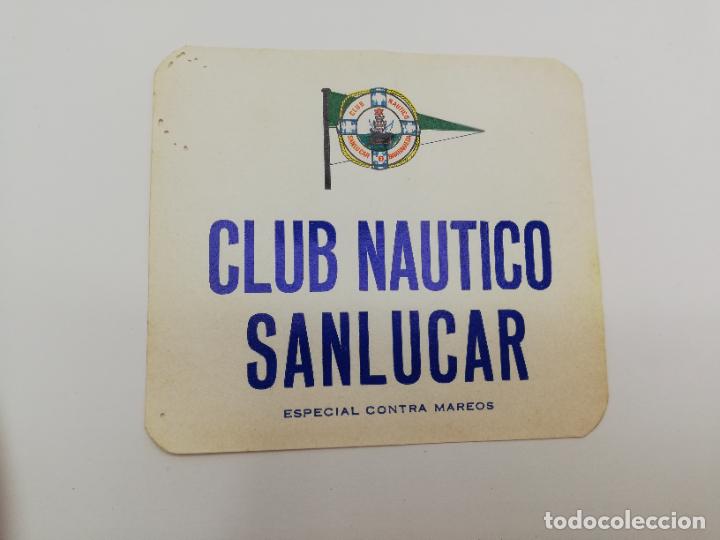 Old Labels: ETIQUETA. CLUB NAUTICO SANLUCAR.
