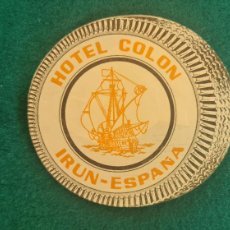 Etiquetas antiguas: ETIQUETA HOTEL COLON (IRUN) - ESPAÑA. Lote 366429391