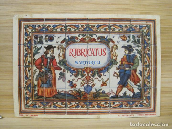 Etichette antiche: MARTORELL-RUBRICATUS-ETIQUETA ANTIGUA-VER FOTOS-(98.103)