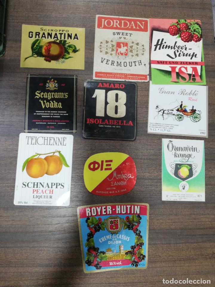Old Labels: LOTE DE 10 ETIQUETAS. DIFERENTES. VER FOTO.