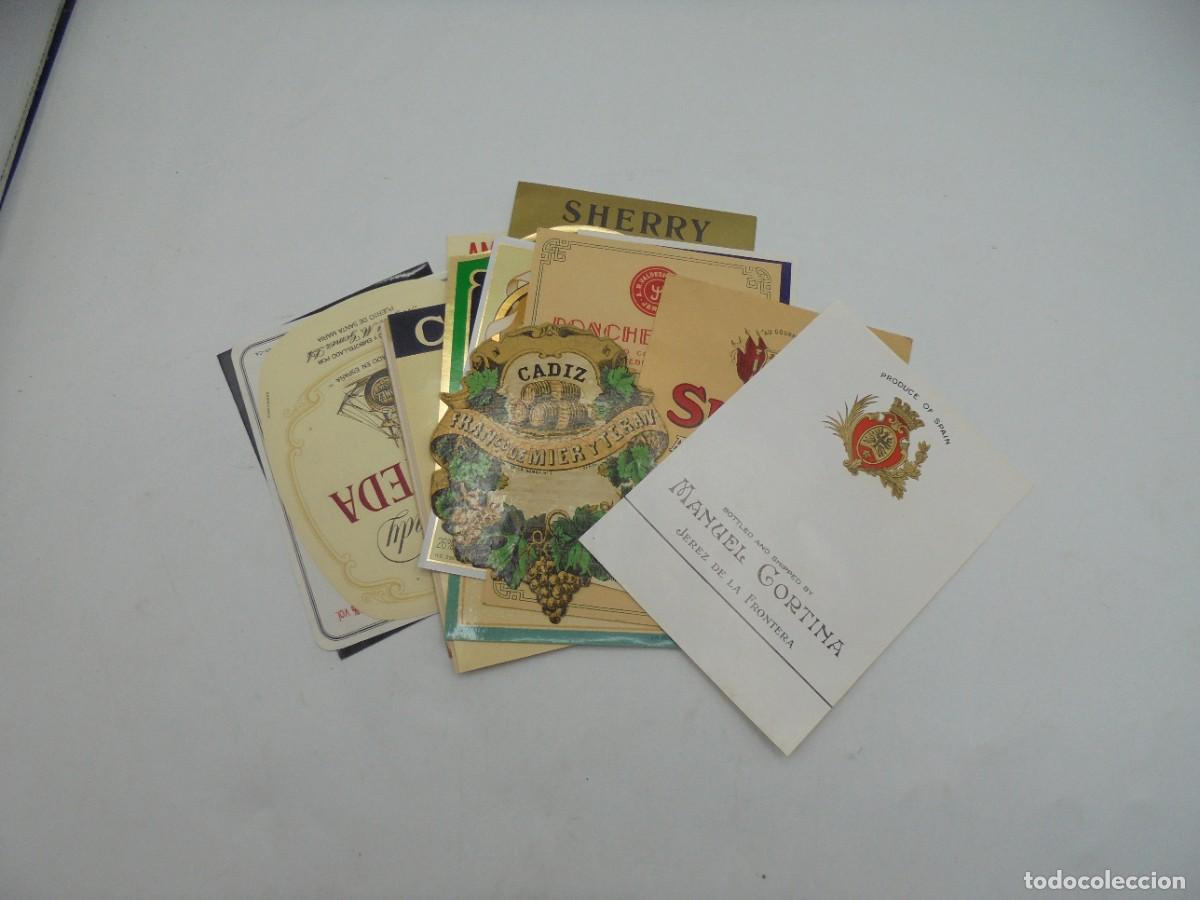 Etiquetas antiguas: LOTE DE 20 ETIQUETAS DE VINO. DIFERENTES. VER FOTO.