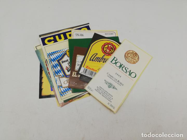 Etiquetas antiguas: LOTE DE 20 ETIQUETAS DE VINO. CABALLOS. DIFERENTES. VER FOTOS.