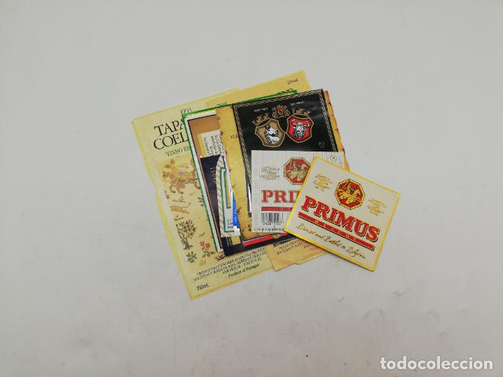 Etiquetas antiguas: LOTE DE 20 ETIQUETAS DE VINO. CABALLOS. DIFERENTES. VER FOTOS.