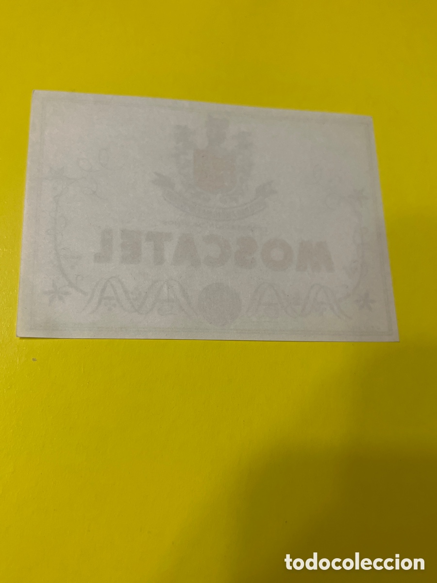 Etiquetas antiguas: 019. ETIQUETA DE LICOR MOSCATEL - Foto 2