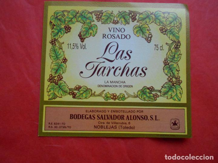 Etiquetas antiguas: ETIQUETA LAS JARCHAS VINO ROSADO