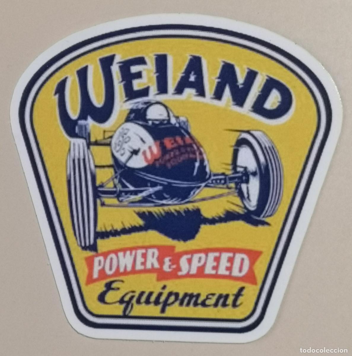 Etichette antiche: ETIQUETA LOGO PLASTIFICADO - MOTOR - WEIAND