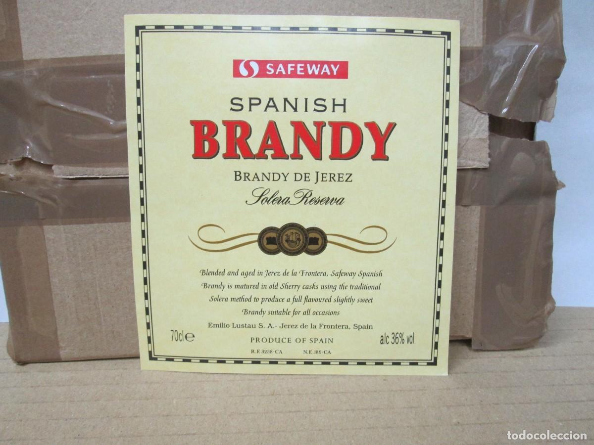 Etiquetas antiguas: ANTIGUA ETIQUETA, APANISH BRANDY SOLERA RESERVA