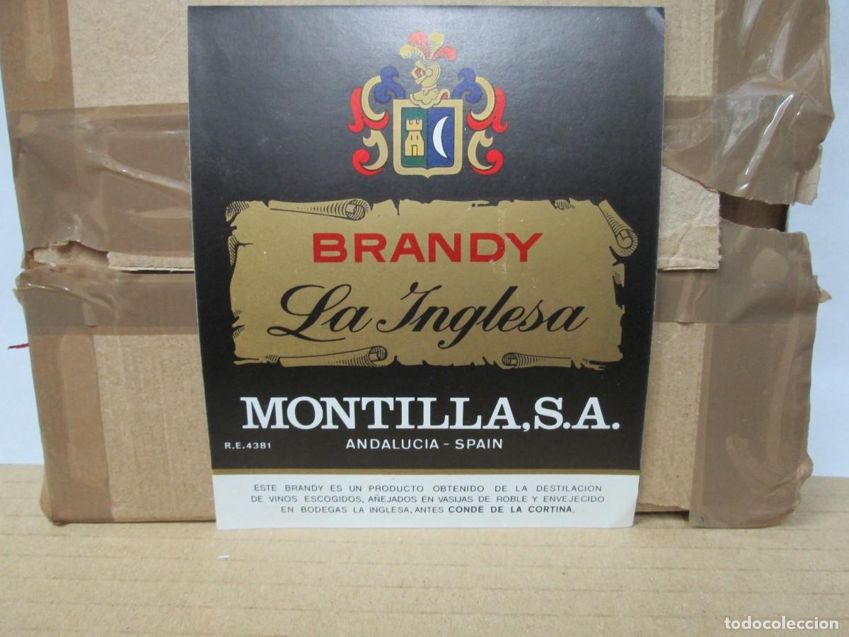 Etiquetas antiguas: ANTIGUA ETIQUETA, BRANDY LA INGLESA MONTILLA
