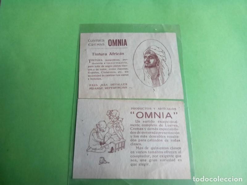 Etiquetas antiguas: ETIQUETAS CREMAS ILUSTRES &rdquo;OMNIA&rdquo; , VER - Foto 2