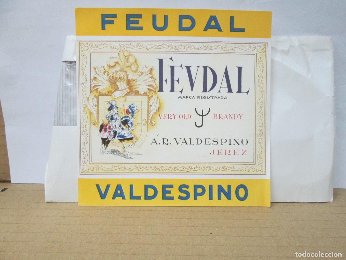 Etiquetas antiguas: ANTIGUA ETIQUETA, FEUDAL VERY OLD BRANDY