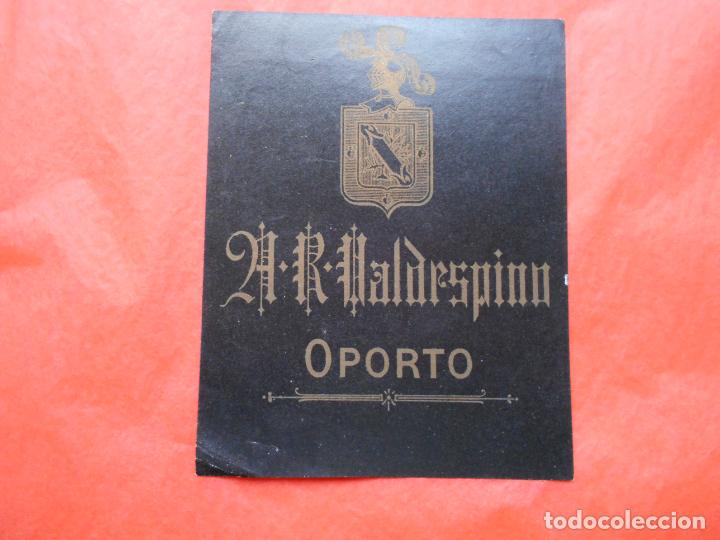 Etiquetas antiguas: ETIQUETA DE VINO A.R. VALDESPINO JEREZ OPORTO