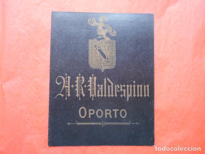 Etiquetas antiguas: ETIQUETA DE VINO A.R. VALDESPINO JEREZ OPORTO