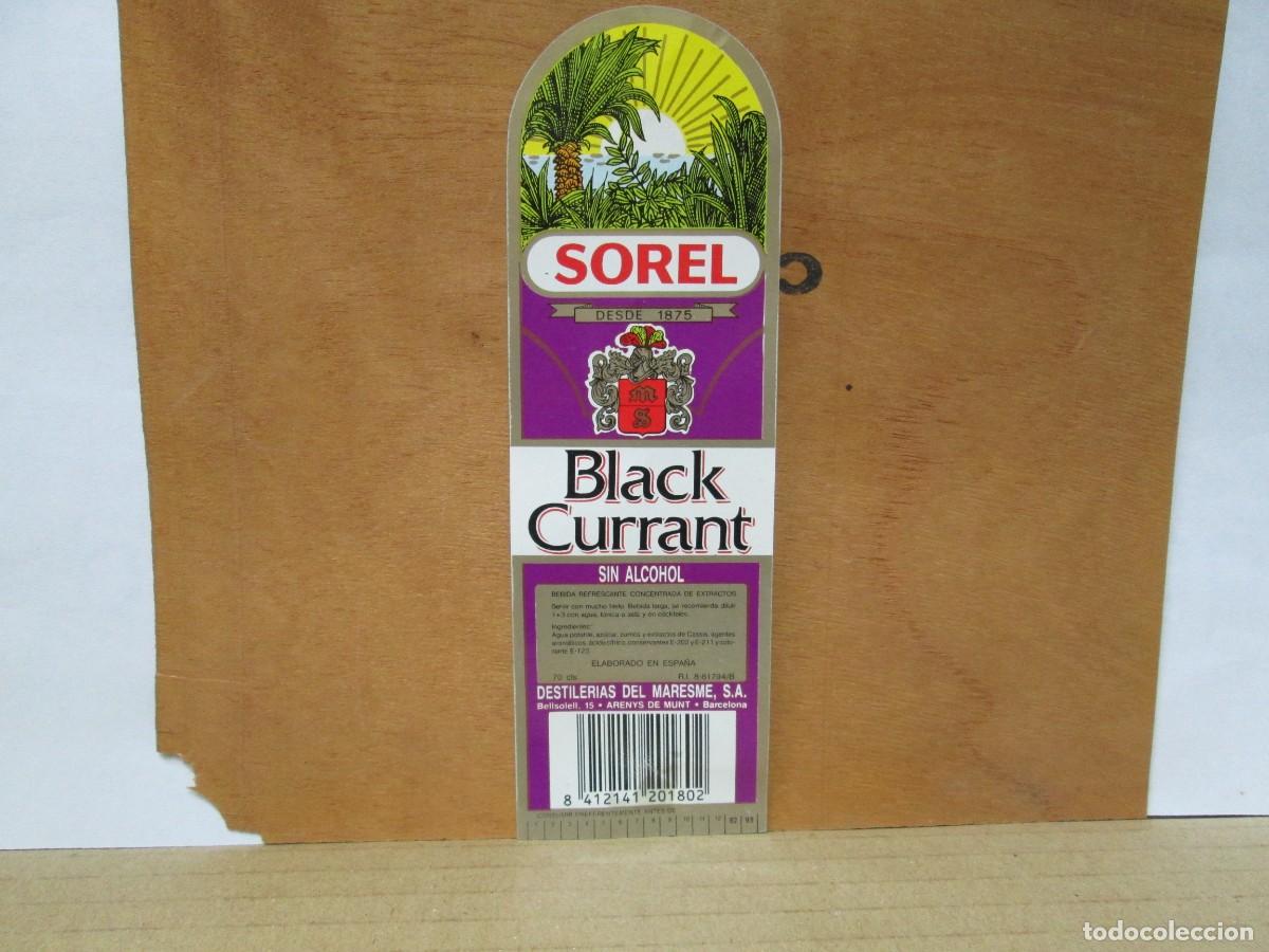 Alte Etiketten: ANTIGUA ETIQUETA, SOREL BLACK CURRANT