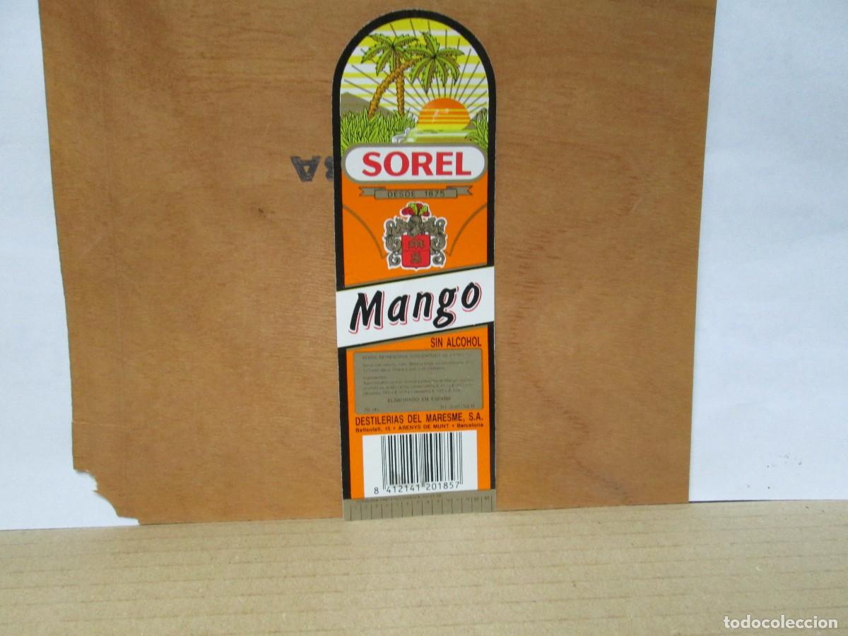 Alte Etiketten: ANTIGUA ETIQUETA, SOREL MANGO