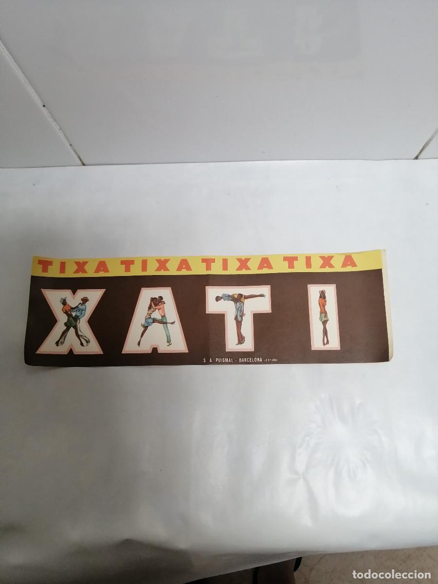 Etiquetas antiguas: ANTIGUA ETIQUETA TIXA S.A. PUIGMAL BARCELONA.