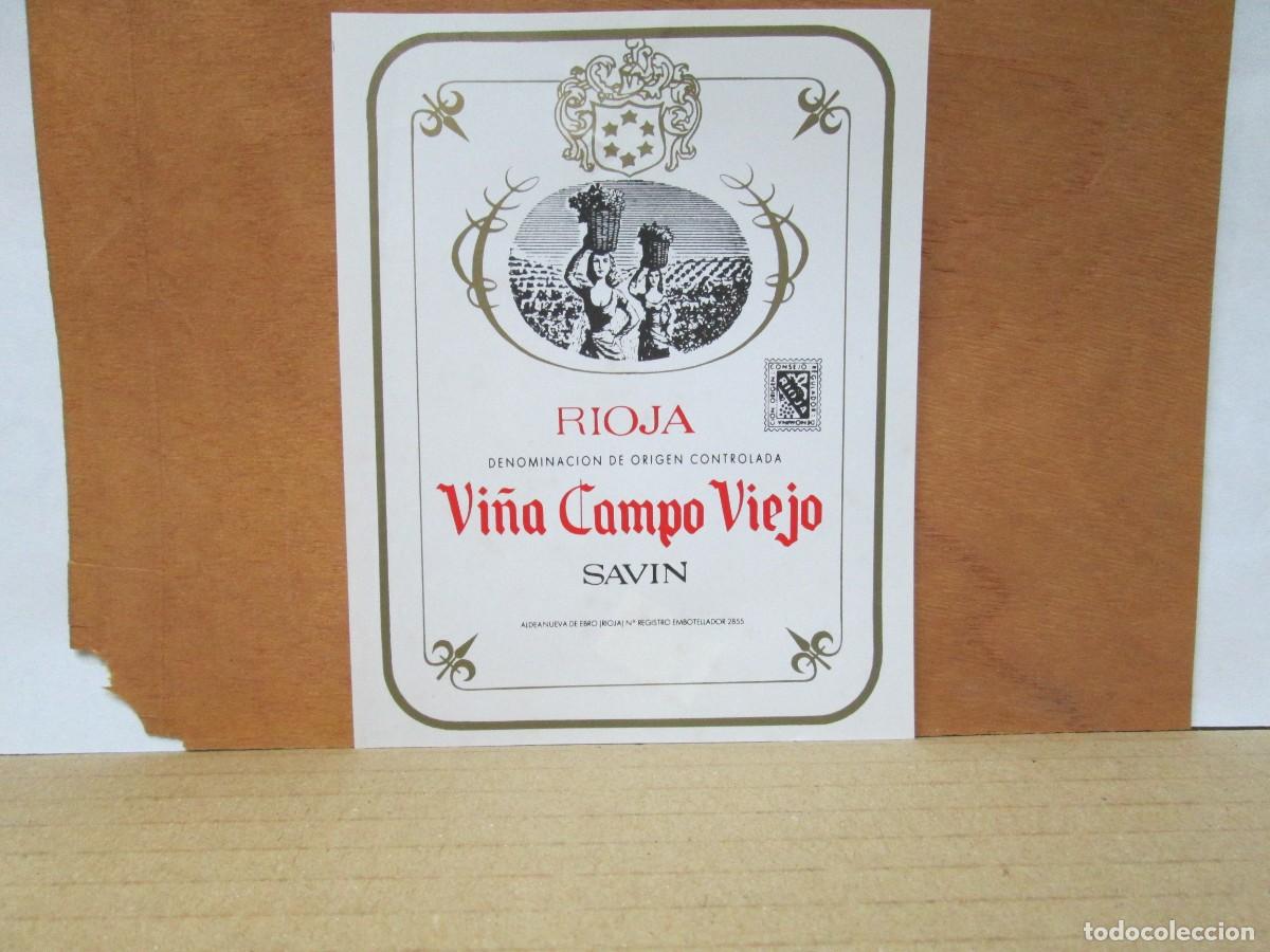Alte Etiketten: ANTIGUA ETIQUETA, VI&Ntilde;A CAMPO VIEJO