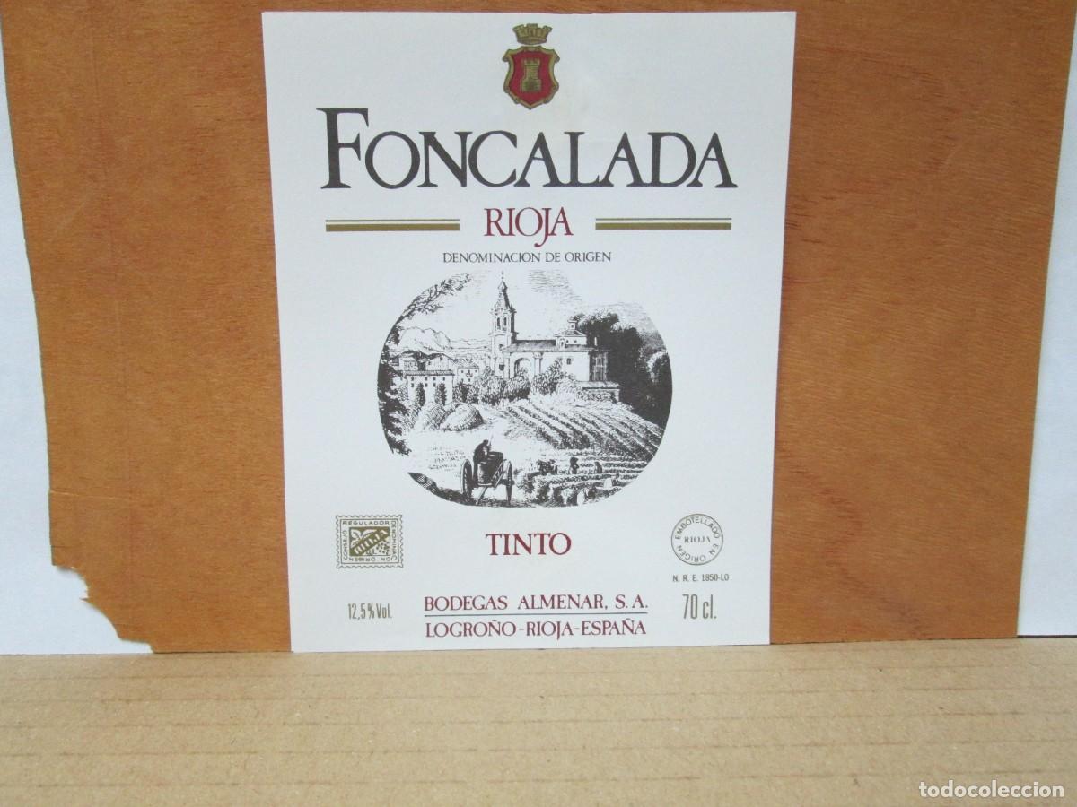 Etiquetas antigas: ANTIGUA ETIQUETA, FONCALADA TINTO