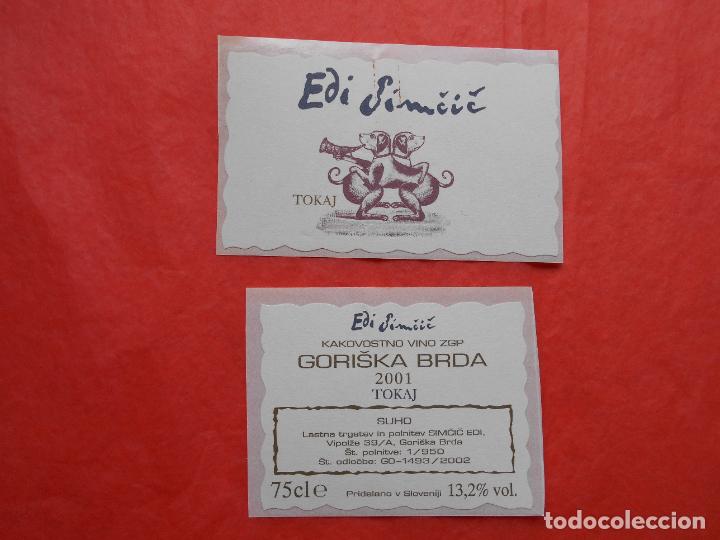 Etiquetas antiguas: Etiqueta de vino europeo