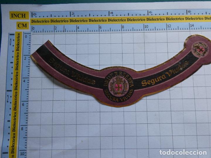 Old Labels: ETIQUETA DE BEBIDAS. VINO LICORES. RESERVA SEGURA VIUDAS BRUT. 55