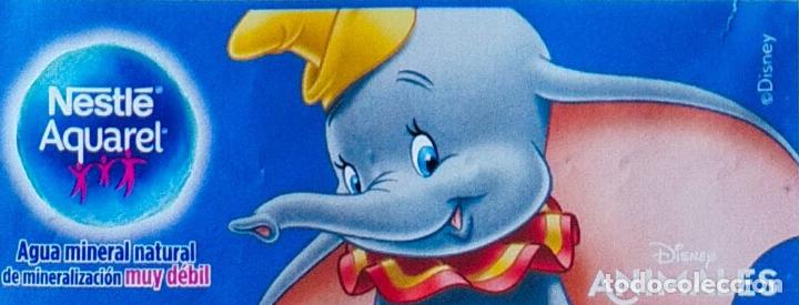 Etiquetas antiguas: ETIQUETA AGUA AQUAREL - ANIMALES DISNEY - DUMBO