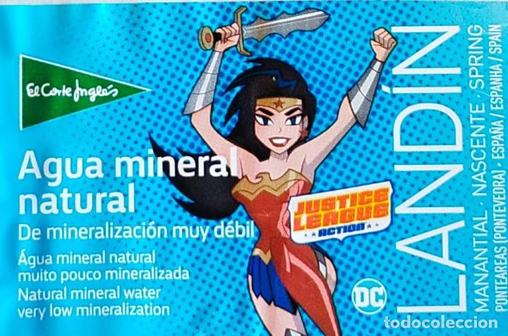 Etiquetas antiguas: ETIQUETA AGUA EL CORTE INGLES - JUSTICE LEAGUE ACTION - DC - WONDER WOMAN - LIGA DE LA JUSTICIA