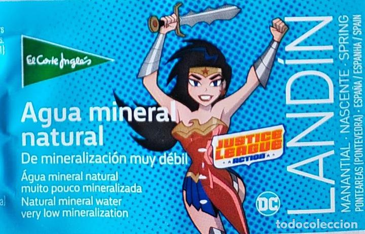 Etiquetas antiguas: ETIQUETA AGUA EL CORTE INGLES - JUSTICE LEAGUE ACTION - DC - WONDER WOMAN - LIGA DE LA JUSTICIA
