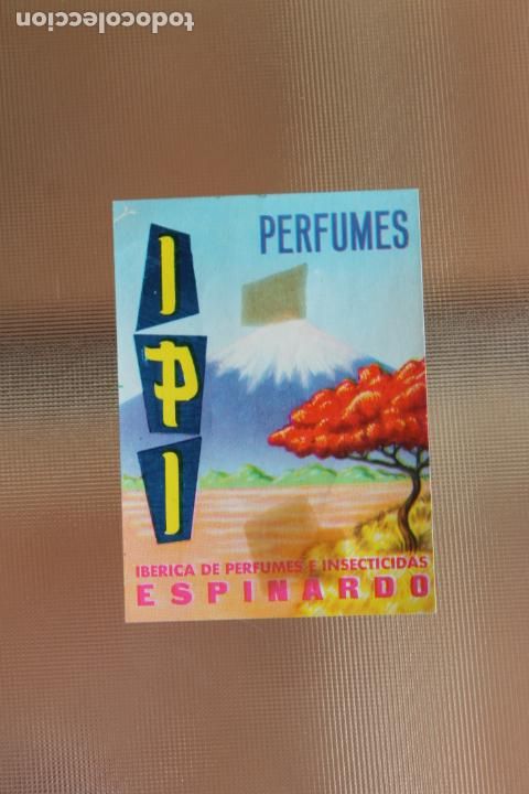 Old Labels: ETIQUETA PERFUMES IPI IBERICA PERFUMES E INSECTICIDAS ESPINARDO MURCIA