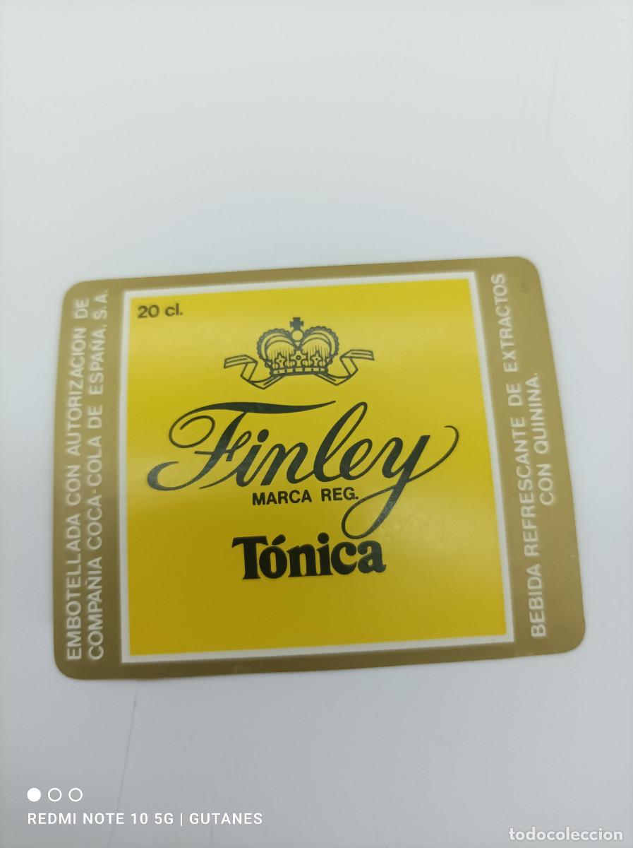 Etiquetas antiguas: ETIQUETA FINLEY TONICA - Foto 1