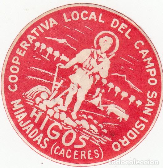 Etiquetas antiguas: ETIQUETA COOPERATIVA LOCAL DEL CAMPO SAN ISIDRO - MIAJADAS (C&Aacute;CERES)