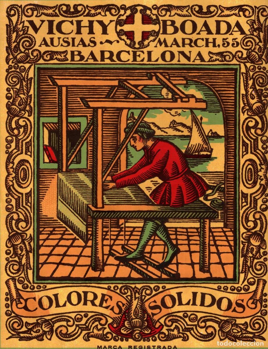 Etiquetas antiguas: etiqueta vichy Boada Barcelona - Foto 1
