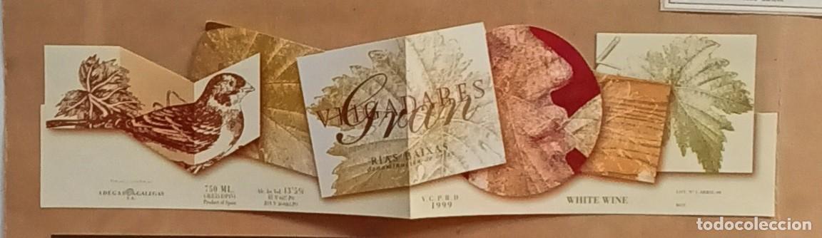 Etiquetas antiguas: ETIQUETA VINO GRAN VEIGADARES 1999 - RIAS BAIXAS
