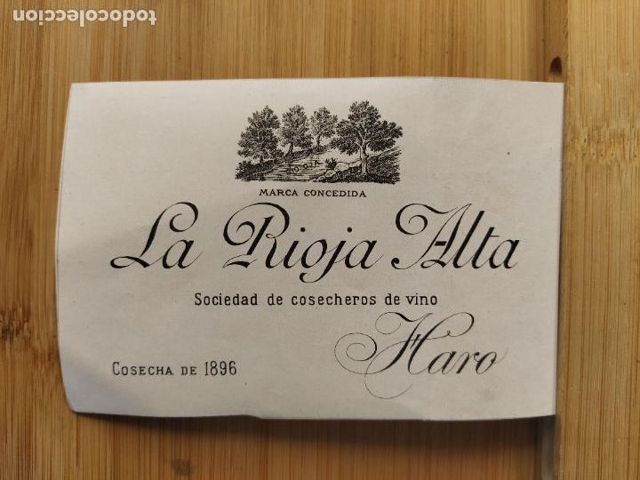 Etiquetas antiguas: HARO-LA RIOJA ALTA-ETIQUETA ANTIGUA-VER FOTOS-(105.568)