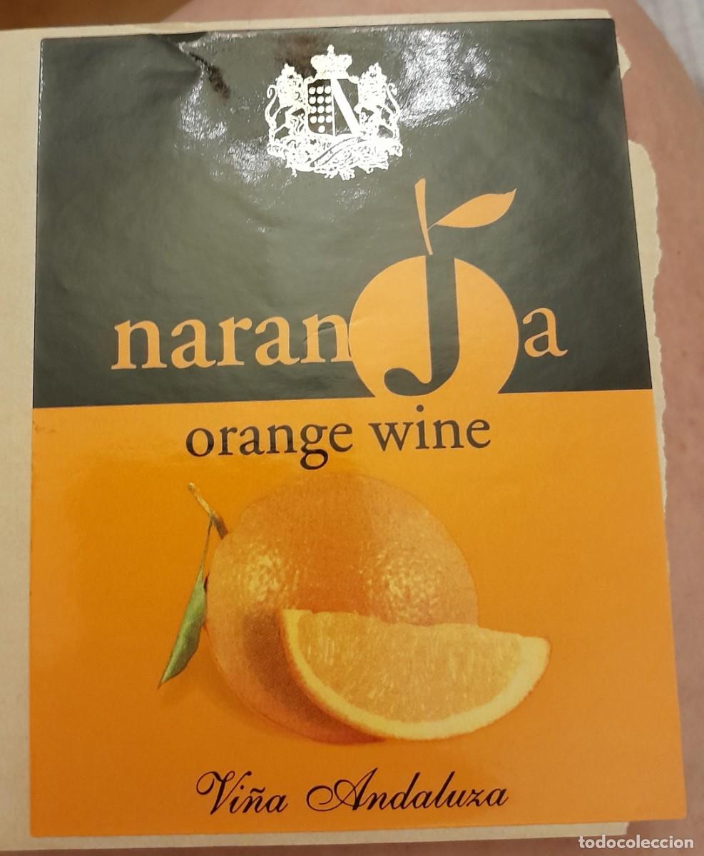 Etiquetas antiguas: -86177 ETIQUETA VINO DE NARANJA, VI&Ntilde;A ANDALUZA