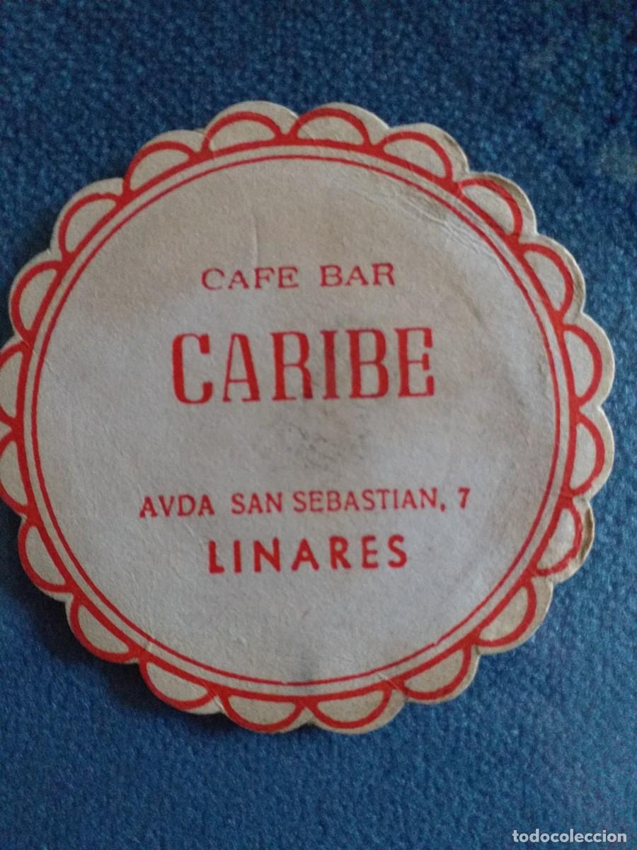 Etiquetas antiguas: posavasos de un bar de Linares - Foto 1